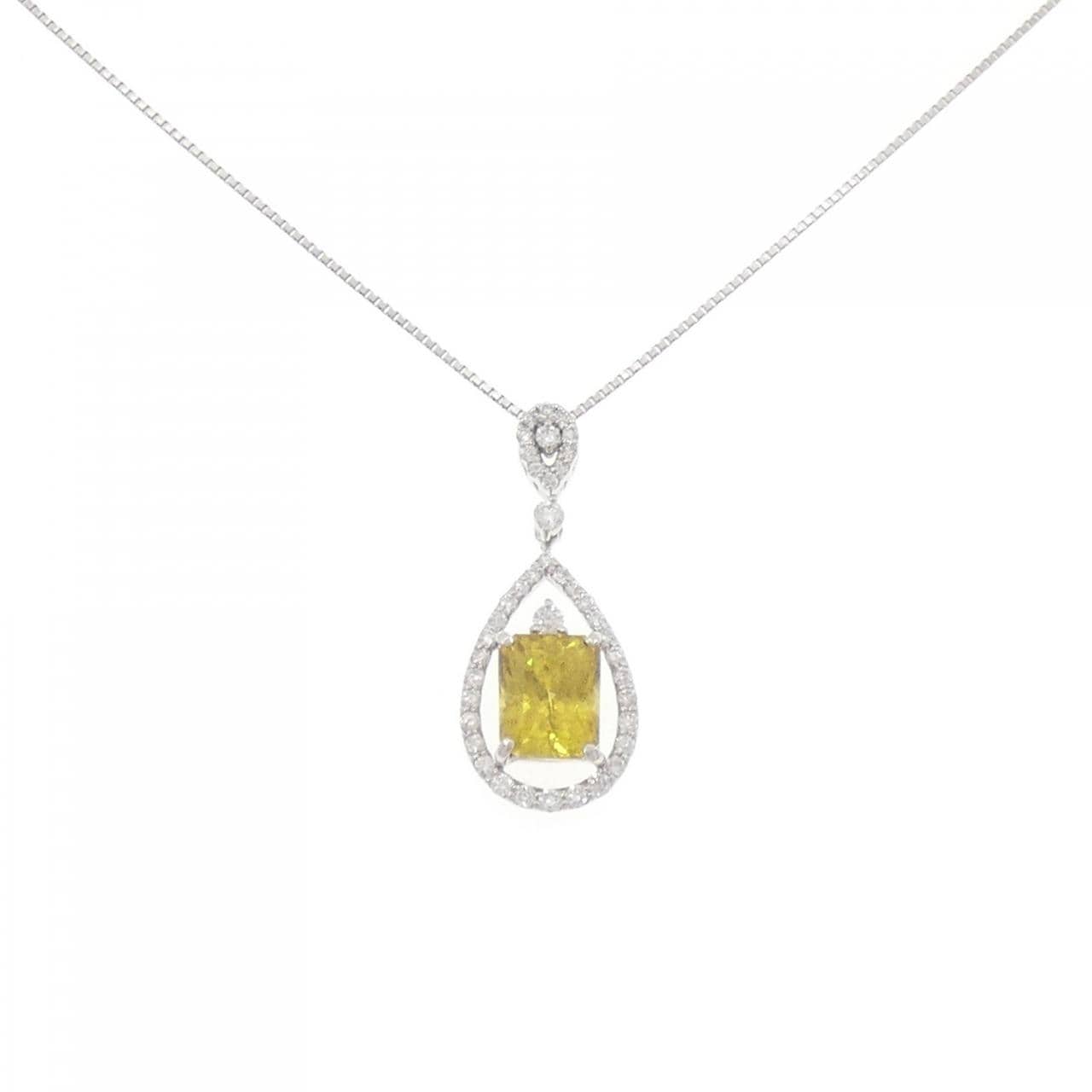 PT900/PT850 スフェーン ネックレス 2.15CT
