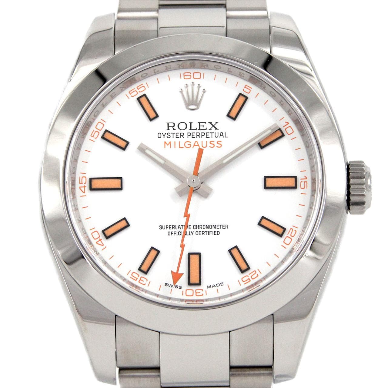 ロレックス ミルガウス 116400 SS 自動巻 V番