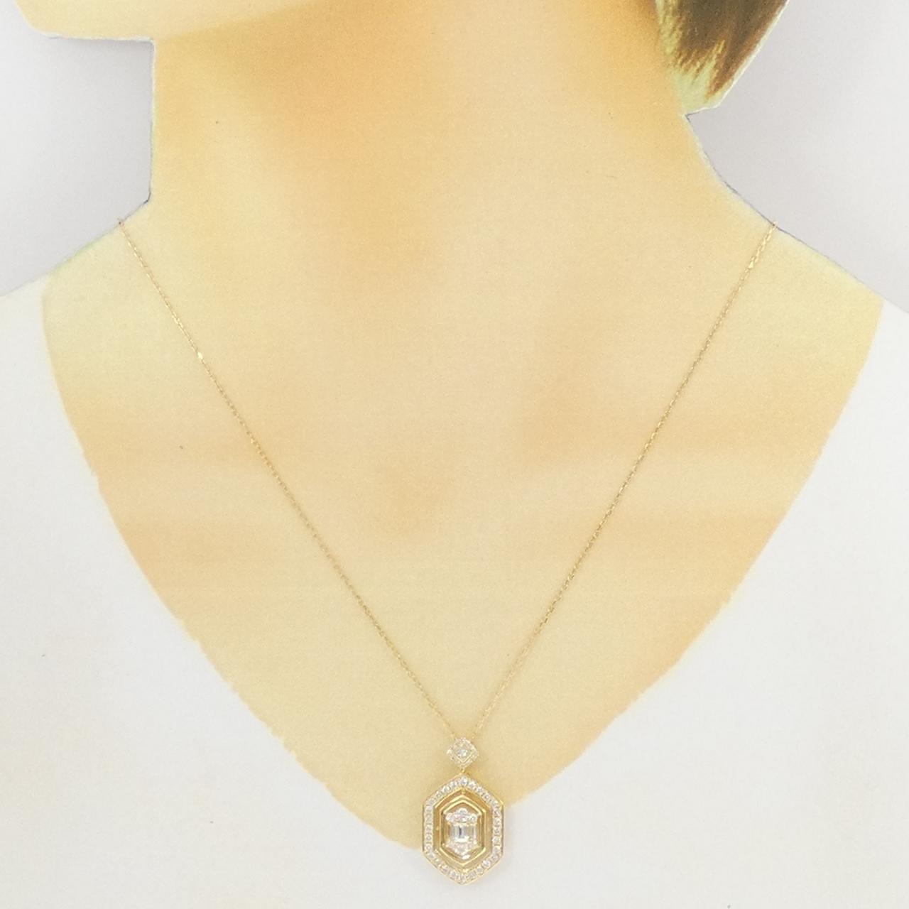 K18YG ダイヤモンド ネックレス 1.00CT