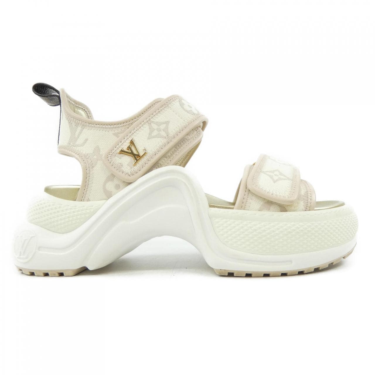 ルイヴィトン LOUIS VUITTON モノグラムデニム LVアークライトライン サンダル
