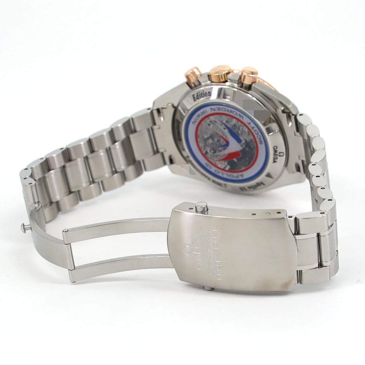 オメガ スピードマスタープロ PGコンビ･アポロ15号35th LTD 3366.51 SSxPG 手巻