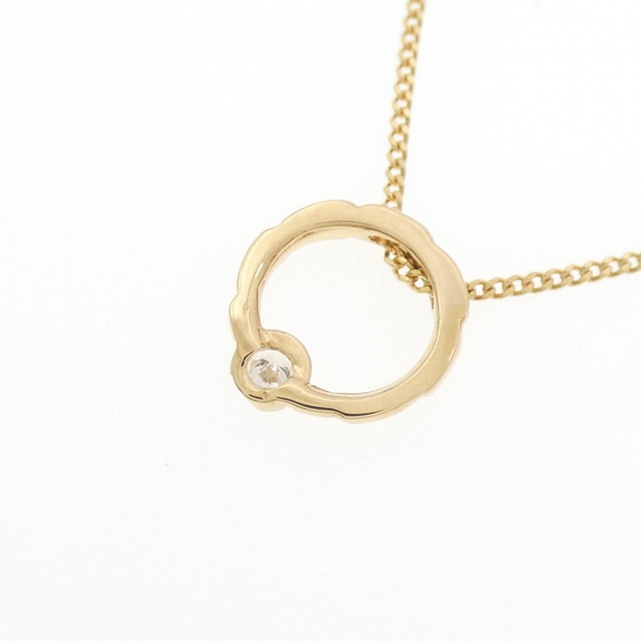 K18YG ダイヤモンド ネックレス 0.04CT