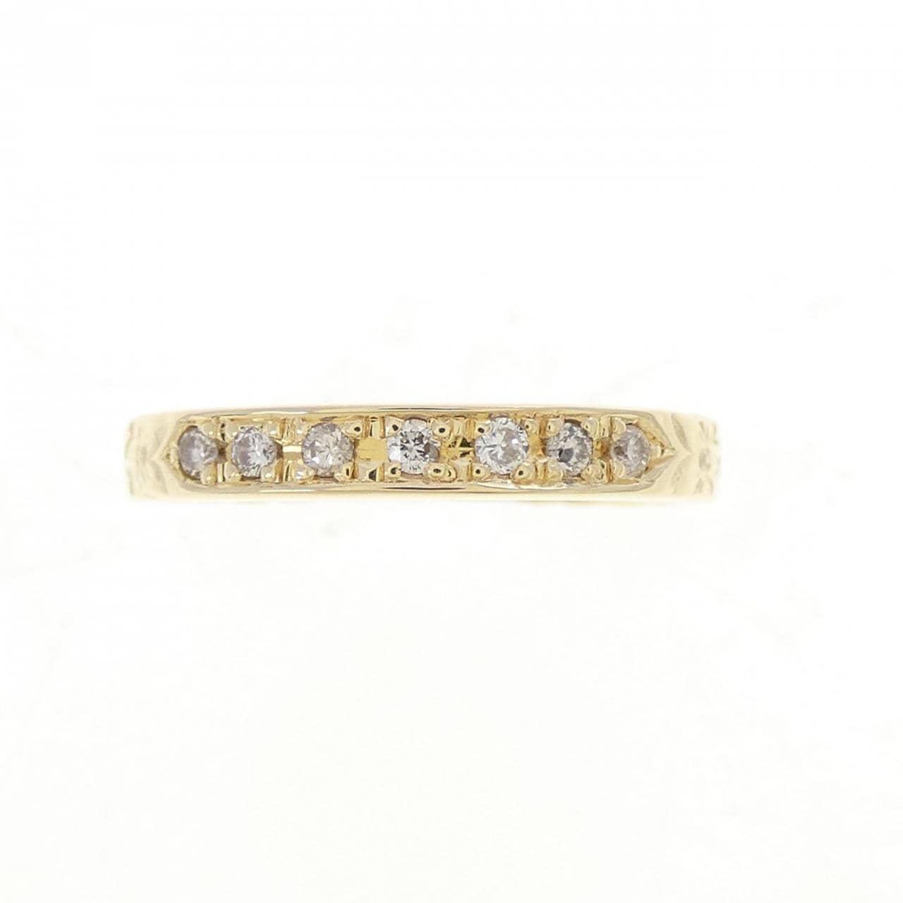 K14YG ダイヤモンド リング 0.10CT