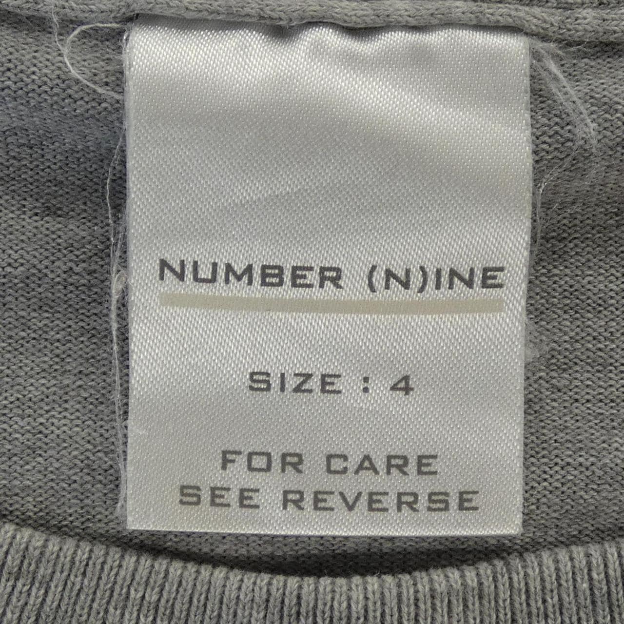【ヴィンテージ】ナンバーナイン NUMBER (N)INE STANDARD期 Tシャツ