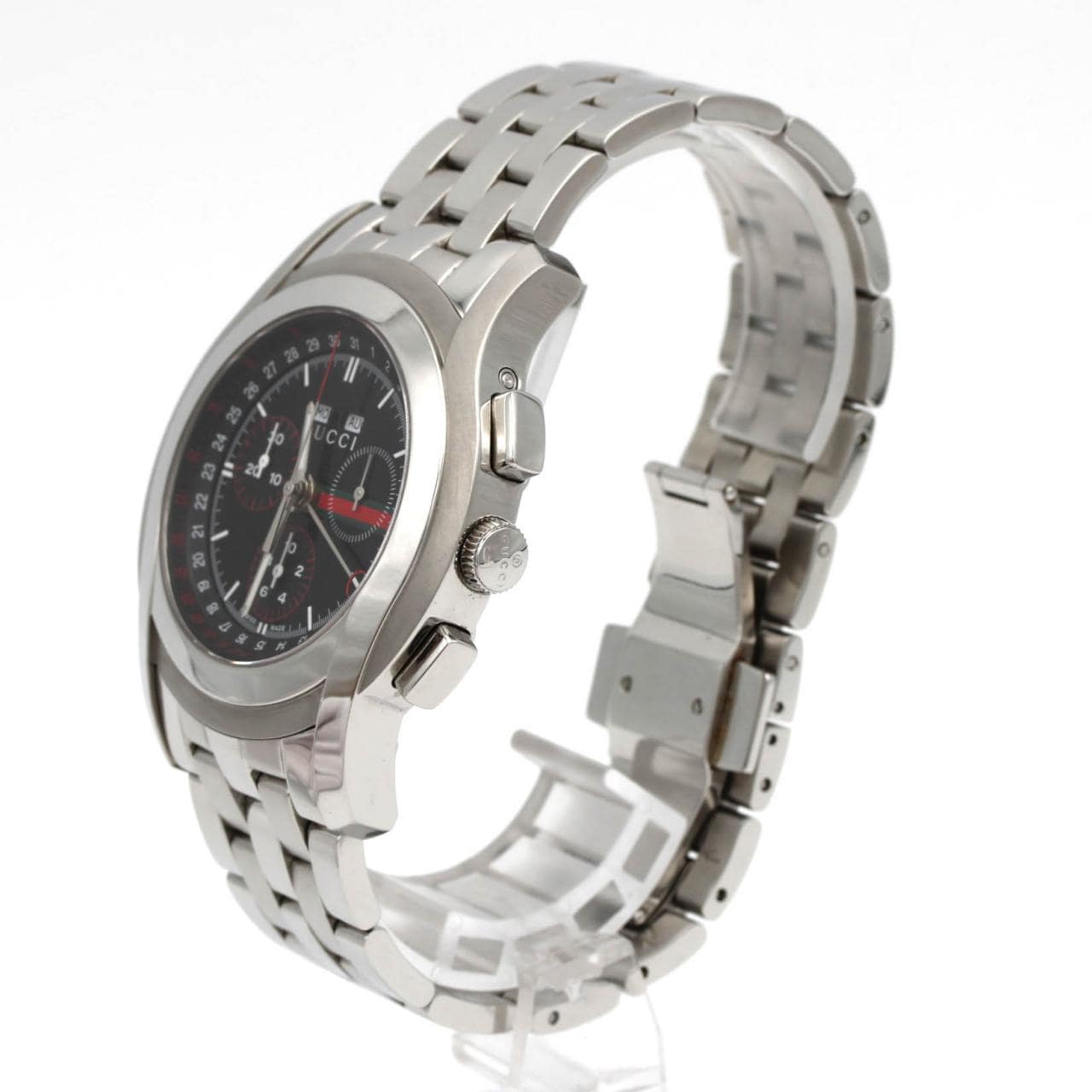 【ノーメンテナンス還元価格】グッチ 5500CHRONO/YA055206 SS クォーツ