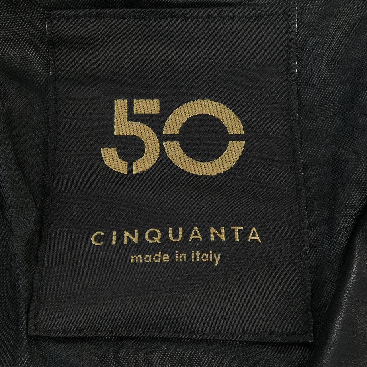 チンクアンタ Cinquanta H-518/3 レザーライダースジャケット