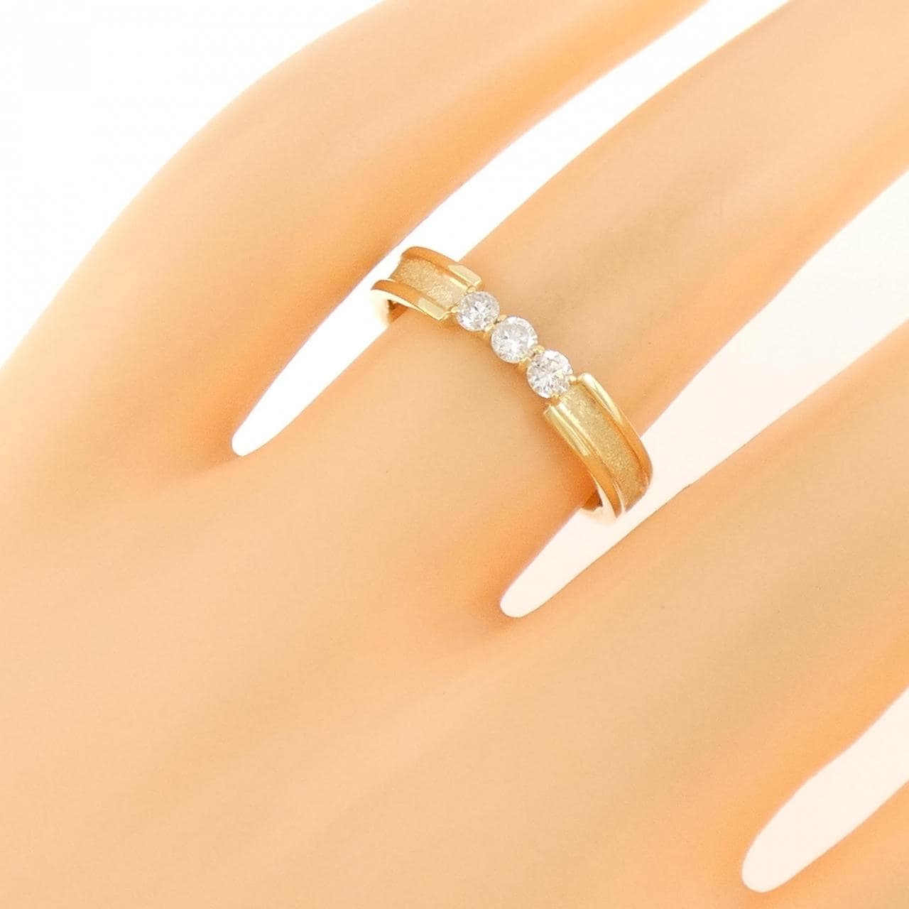 K18YG ダイヤモンド リング 0.17CT