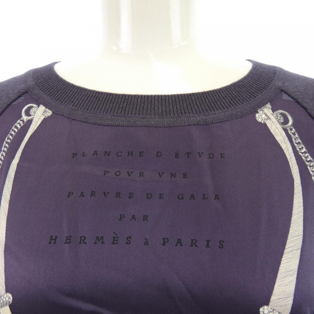 エルメス HERMES ETUDE POOR UNE PARURE DE GALA *86-7706 ツイルレーヌ. ニット