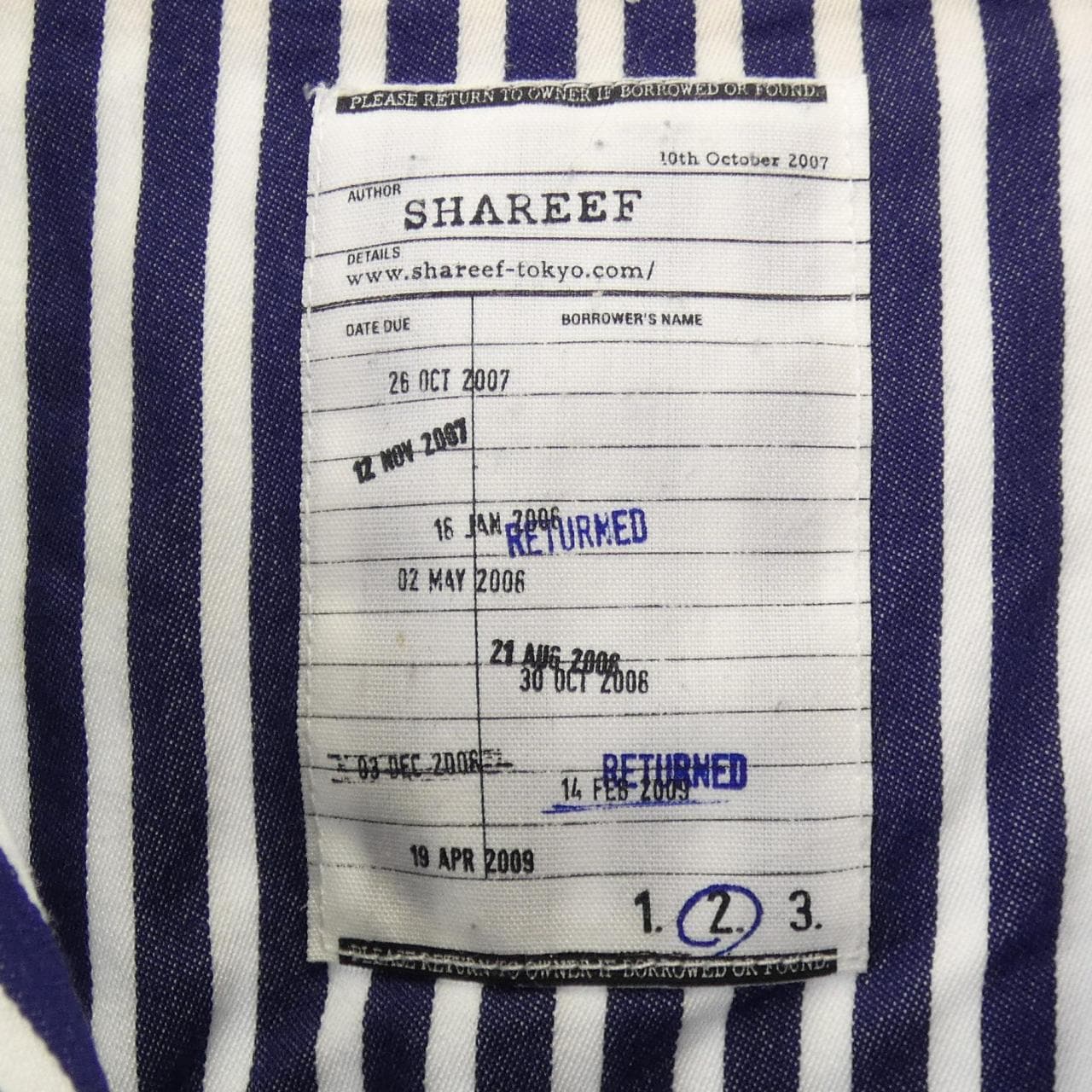 シャリーフ SHAREEF ジャケット