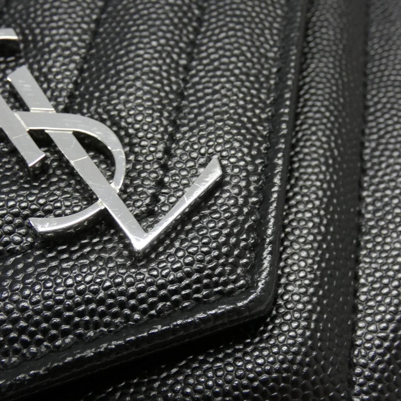 SAINT LAURENT 393953 BOW02 Chain Wallet