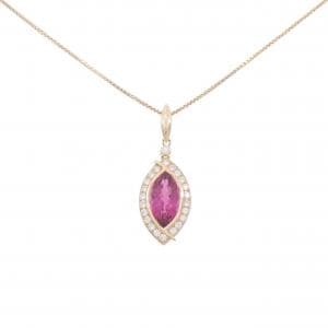 K18PG/K18YG トルマリン ネックレス 1.79CT