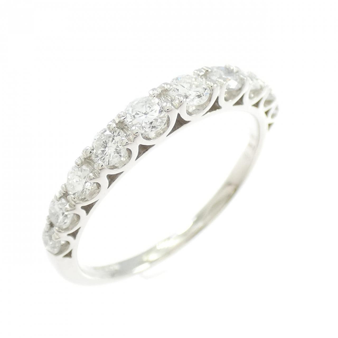 PT900 ハーフエタニティ ダイヤモンド リング 0.50CT