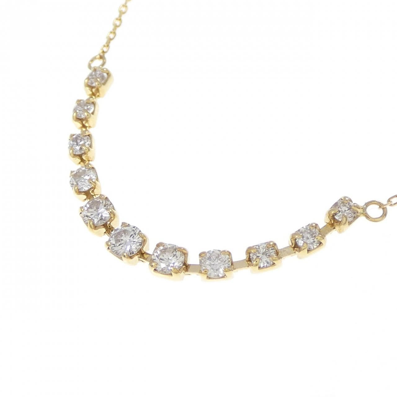 K18YG ダイヤモンド ネックレス 0.30CT