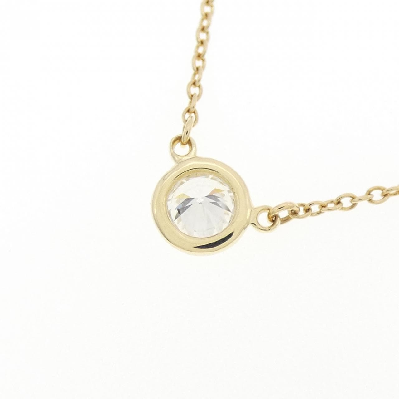 ティファニー バイザヤード ネックレス 0.25CT G VS2 3EXT