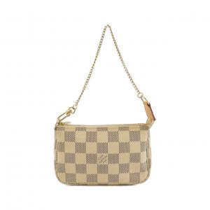 LOUIS VUITTON Damier Azur 迷你手拿包配件 N58010 配件袋