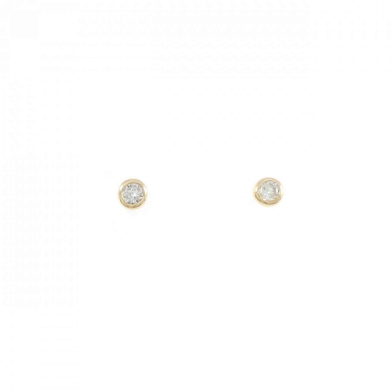 [Remake] K18YG Diamond earrings 0.10CT