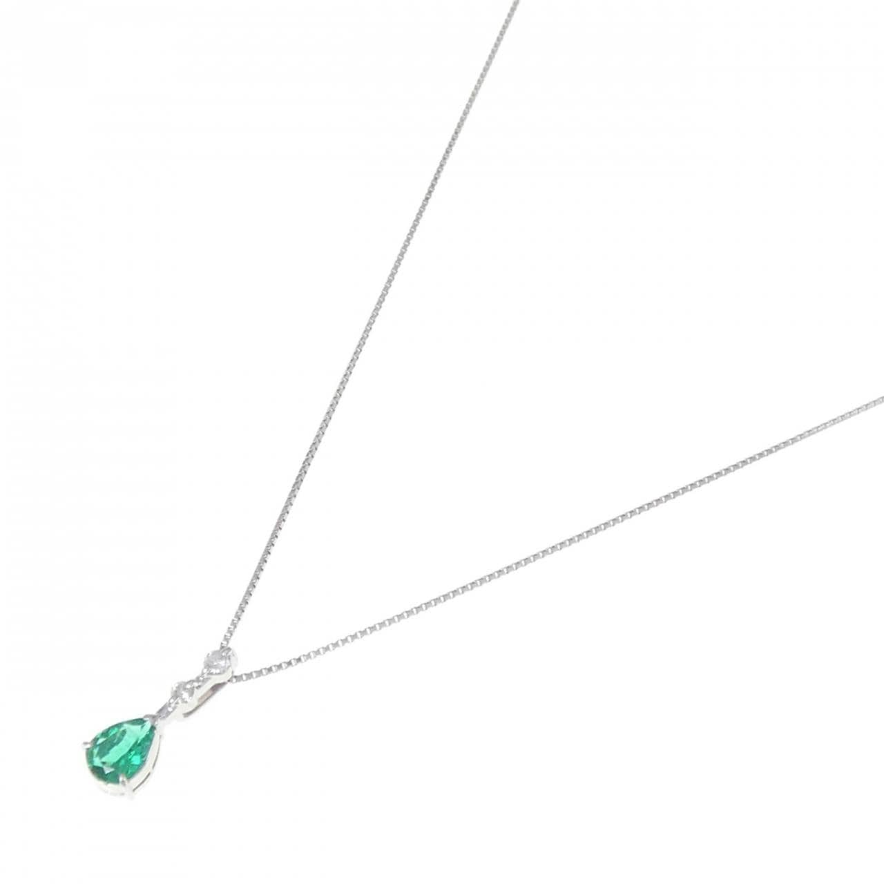 PT Emerald Necklace 0.58CT