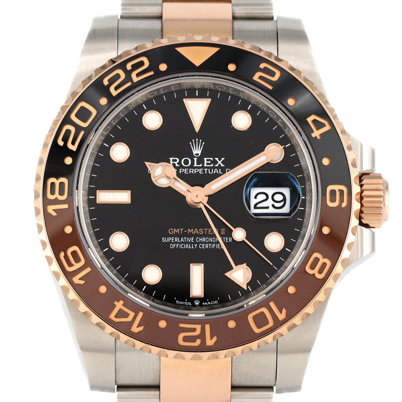 ロレックス GMTマスターⅡ 126711CHNR SSxPG 自動巻 ランダム番