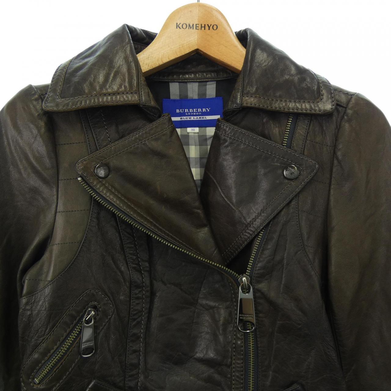 バーバリーブルーレーベル BURBERRY BLUE LABEL レザージャケット