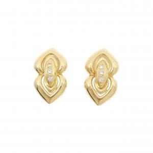 K18YG ダイヤモンド ピアス 0.10CT