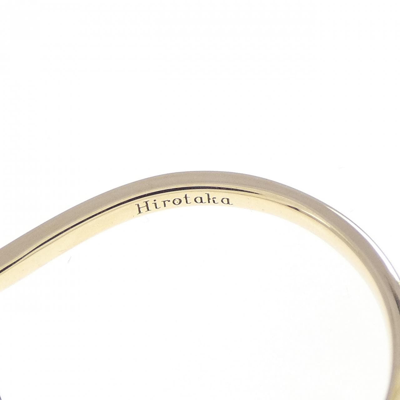 ヒロタカ Uシェープ リング 0.06CT