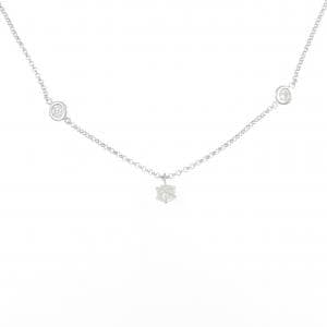 K18WG ダイヤモンド ネックレス 0.656CT