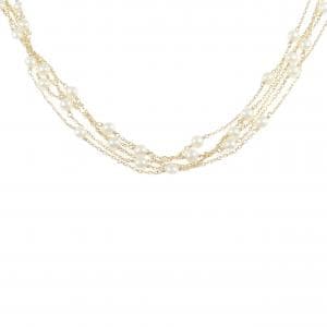 K18YG 淡水パール ネックレス