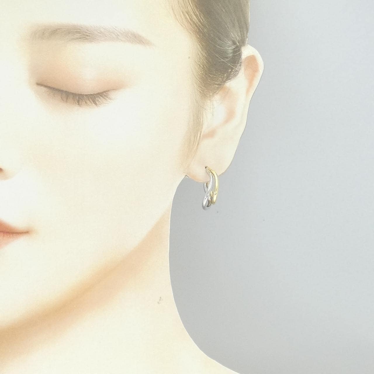 PT900/K18YG ピアス