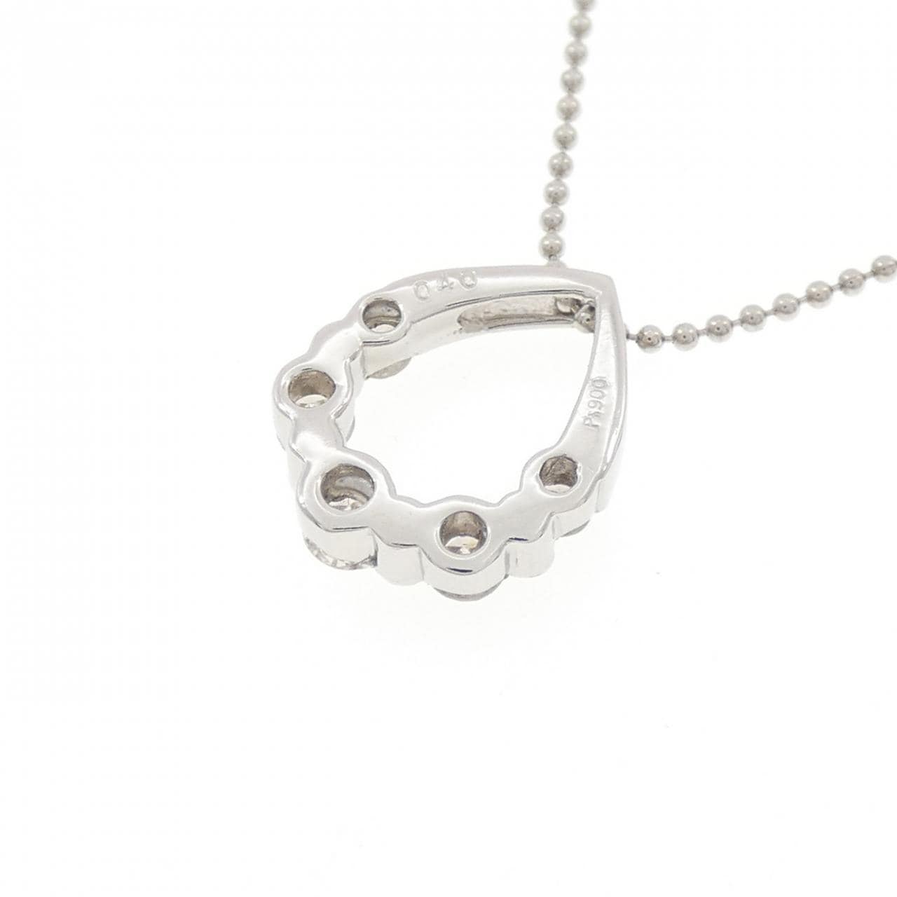 PT900/PT850 ダイヤモンド ネックレス 0.40CT