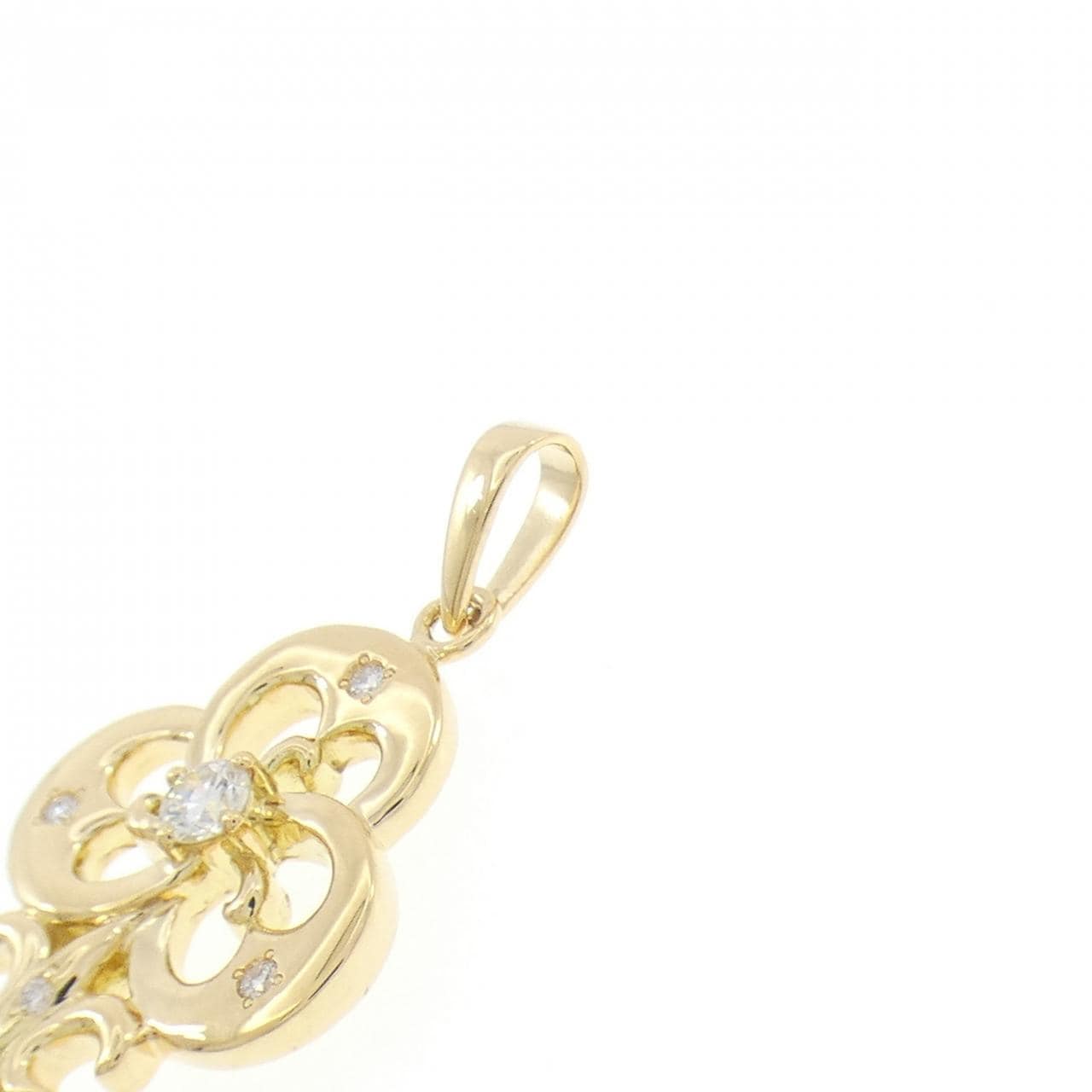 ギンザ タナカ ダイヤモンド ペンダント 0.10CT