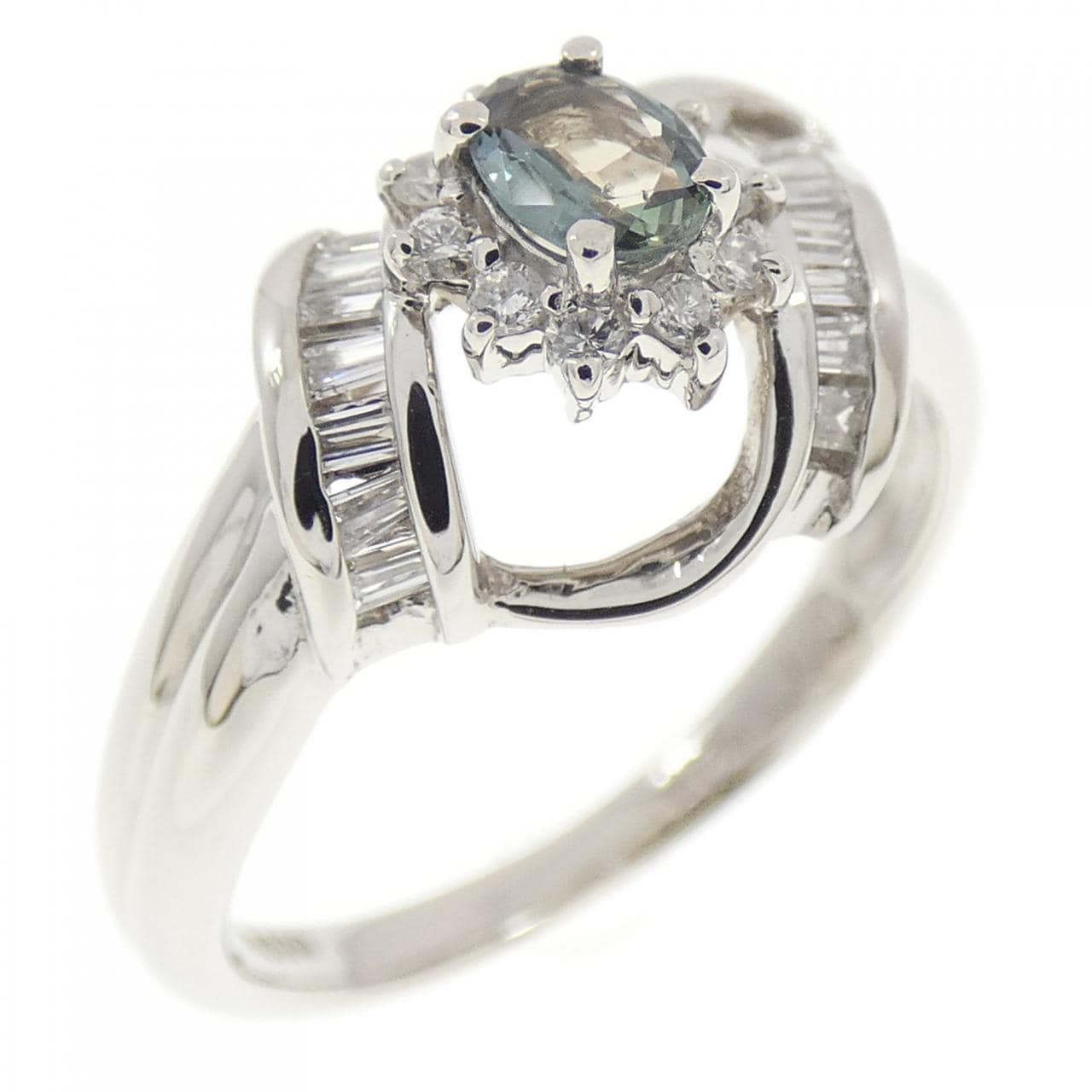 PT900 アレキサンドライト リング 0.27CT