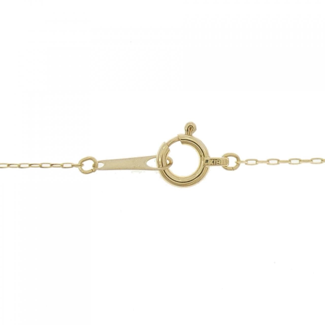【新品】K18YG ダイヤモンド ネックレス 0.15CT