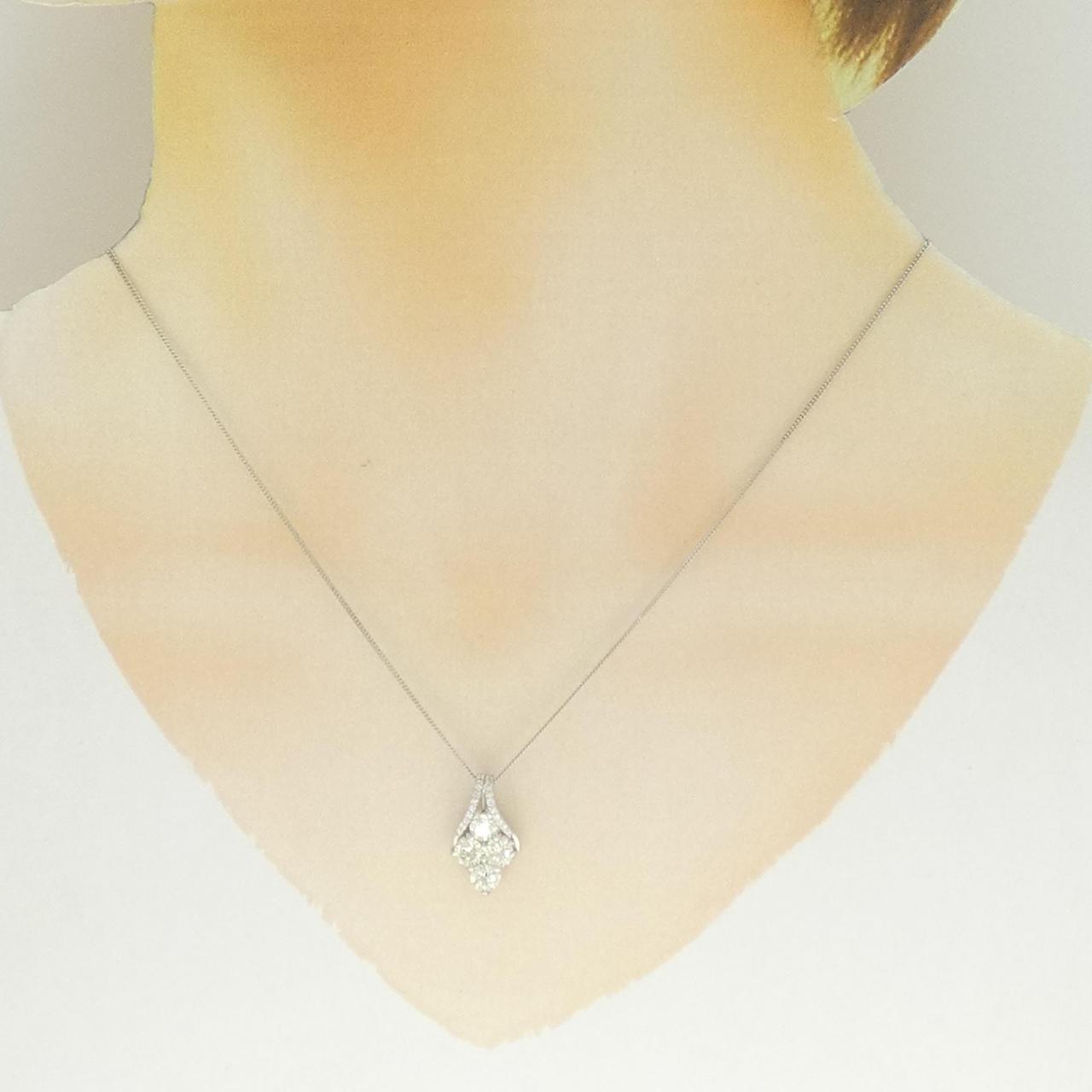 PT900/PT850 ダイヤモンド ネックレス 1.279CT