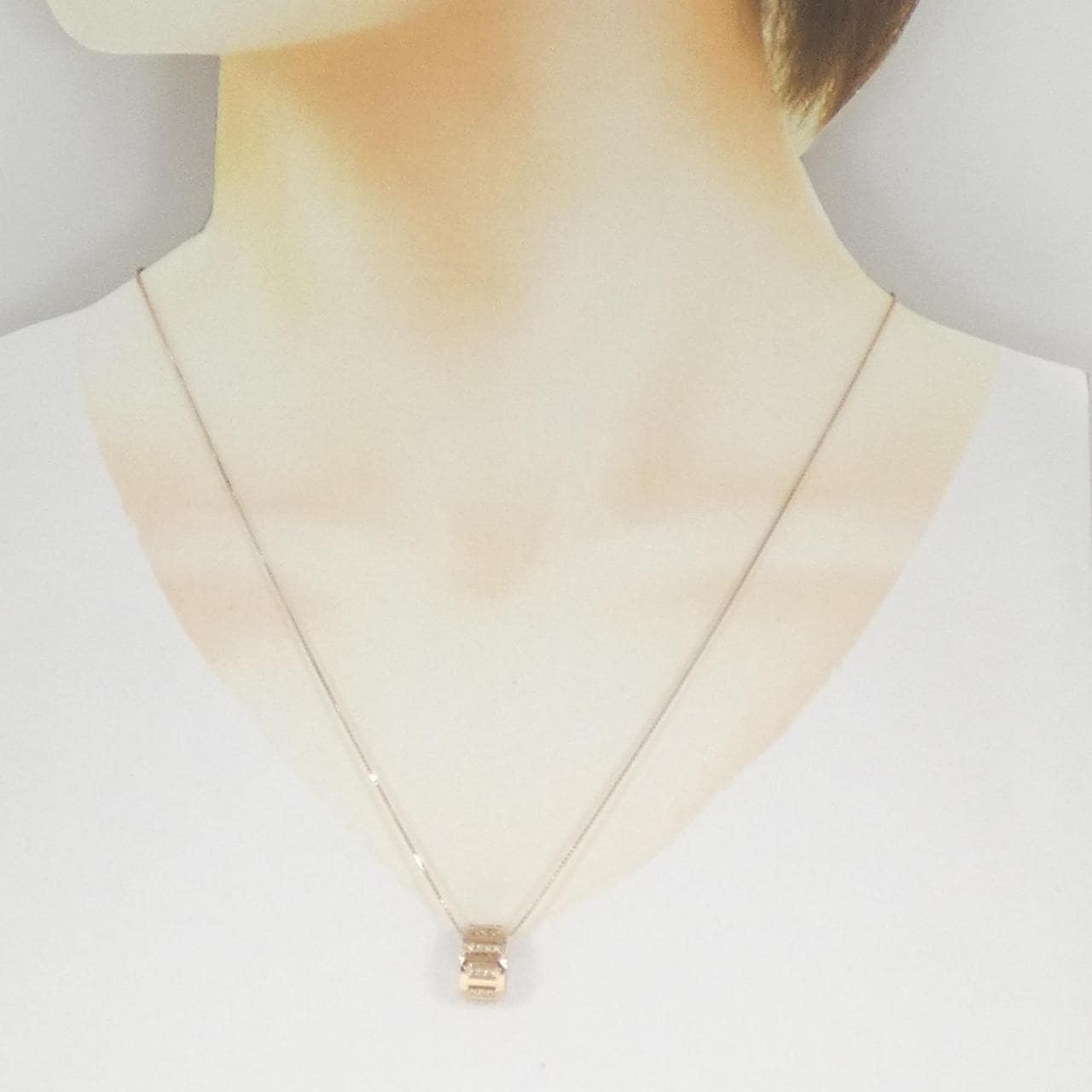K18PG ダイヤモンド ネックレス 0.21CT