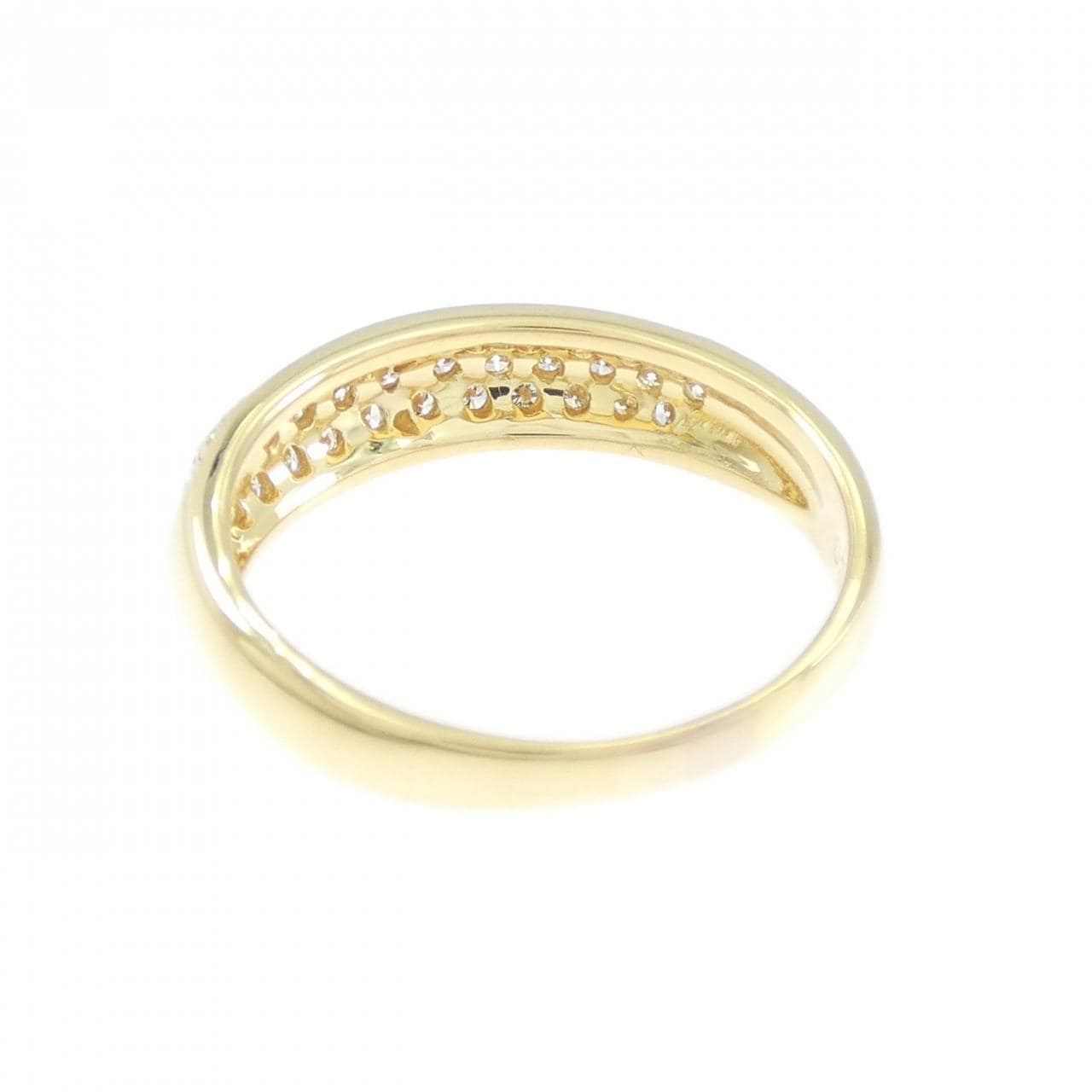 750YG ダイヤモンド リング 0.38CT