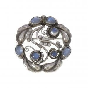 ジョージ ジェンセン ムーンライト ブロッサム ブローチ