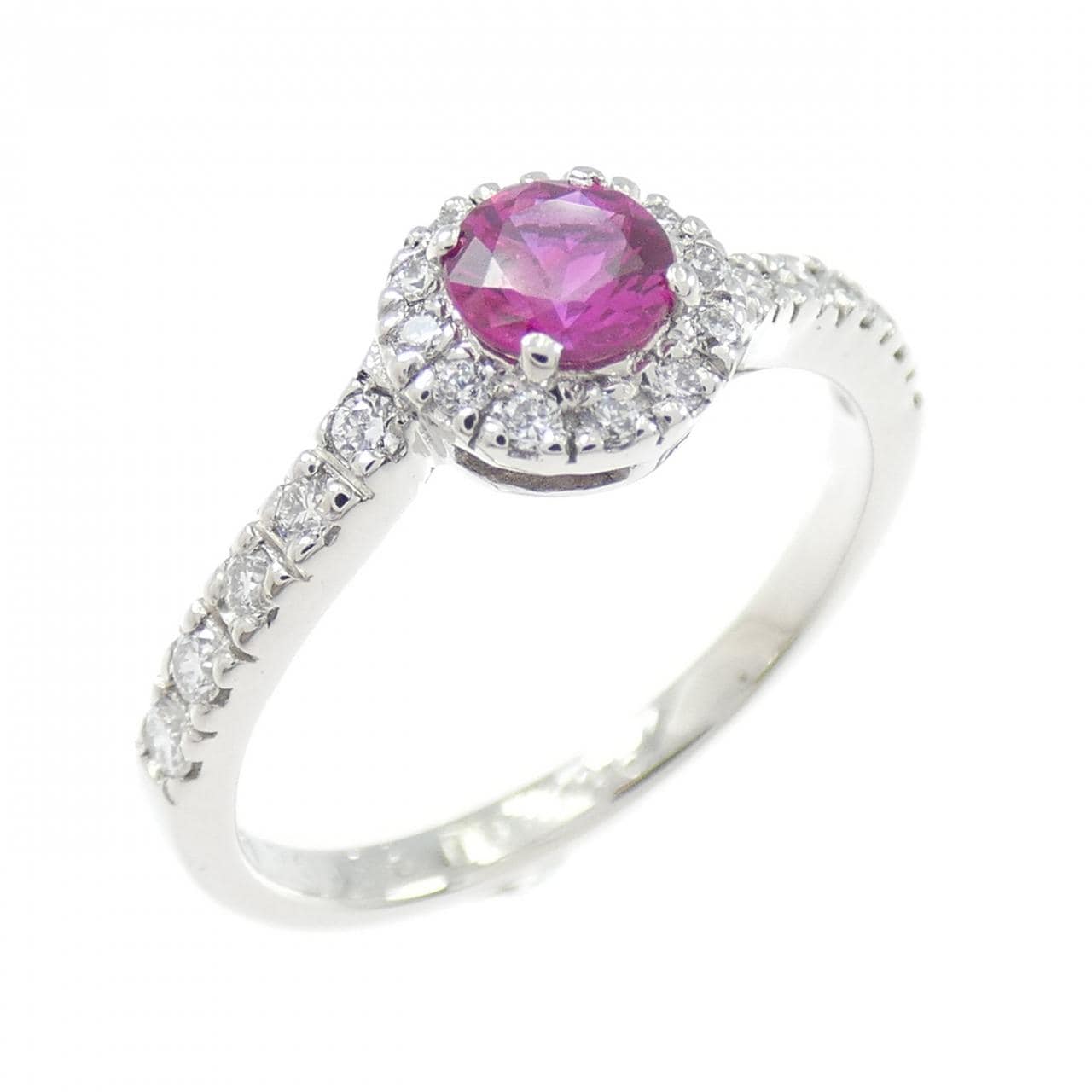 PT900 ルビー リング 0.33CT