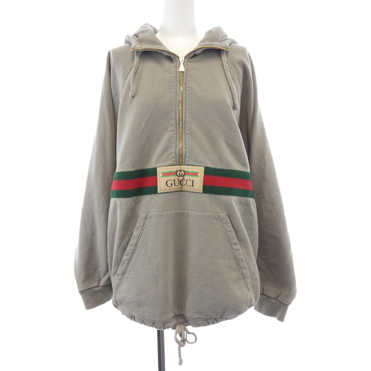 Gucci Sweatshirt with Web and Gucci Label 644656 XJC3W PARKER