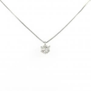 PT900/PT850 ソリティア ダイヤモンド ネックレス 0.20CT