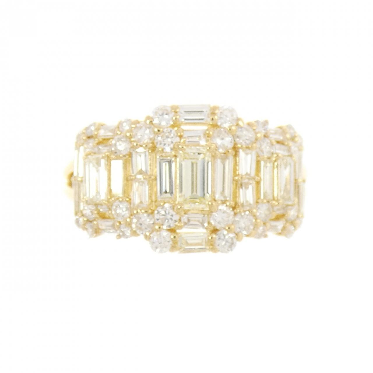 K18YG ダイヤモンド リング 1.70CT