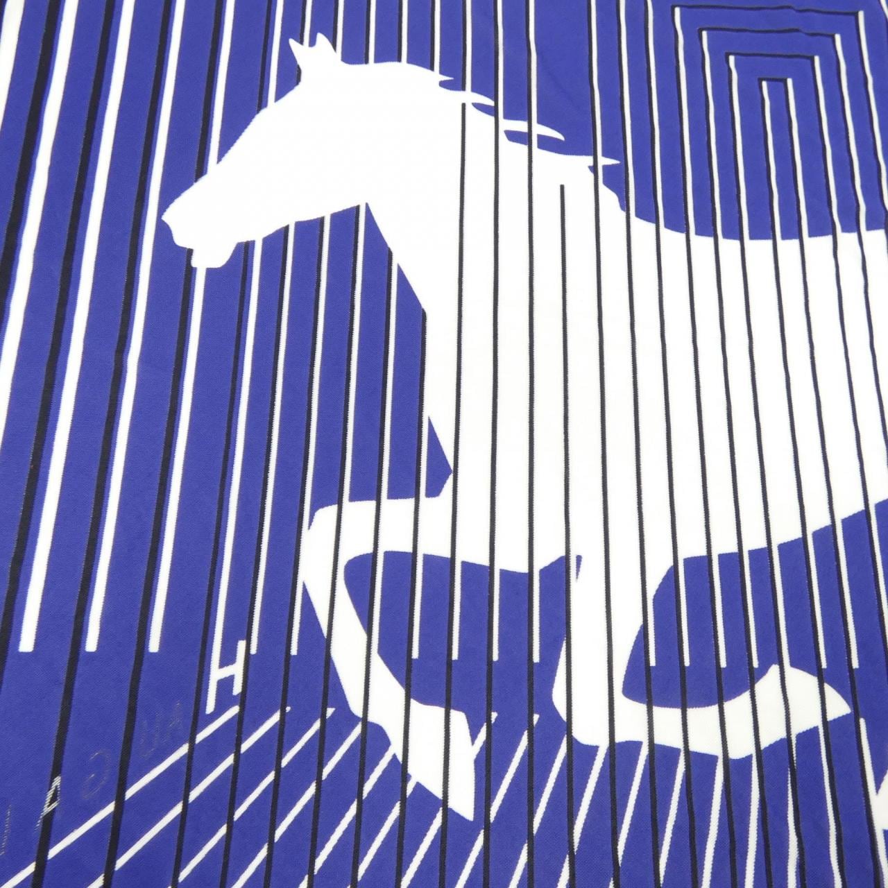 エルメス HERMES H AU GALOP トライアングルジェアン ショール