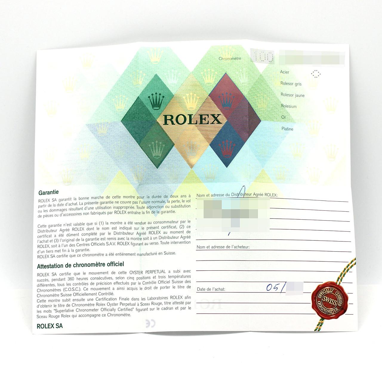 ロレックス デイトジャスト 16200 SS 自動巻 Y番