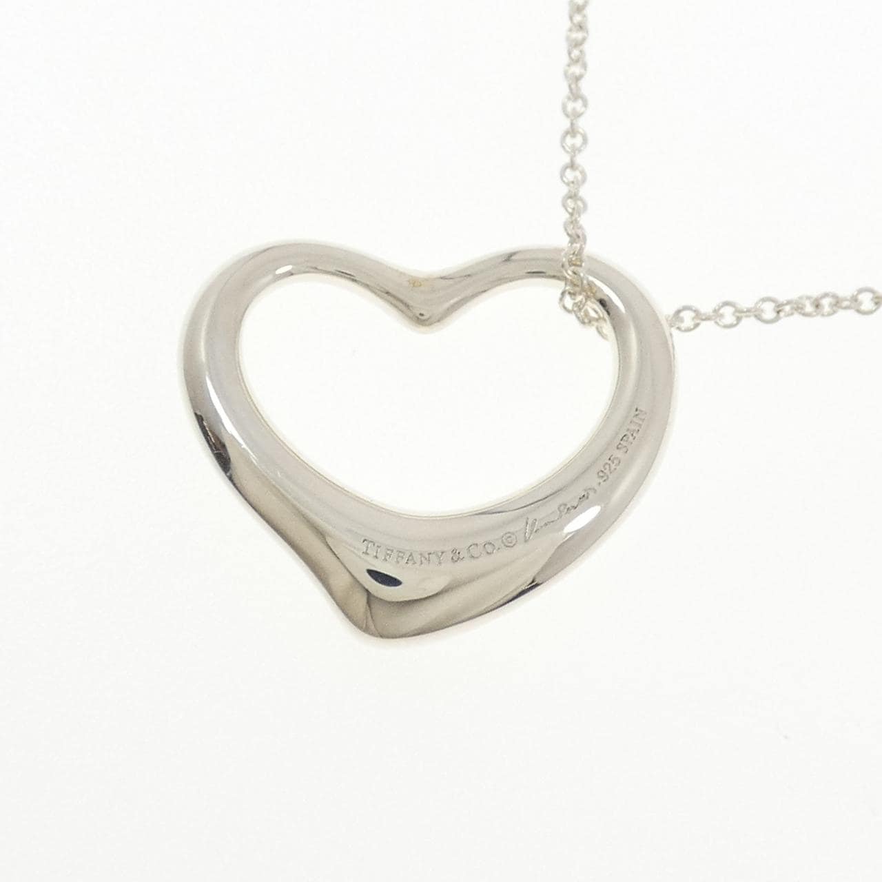 ティファニー オープンハート ネックレス
