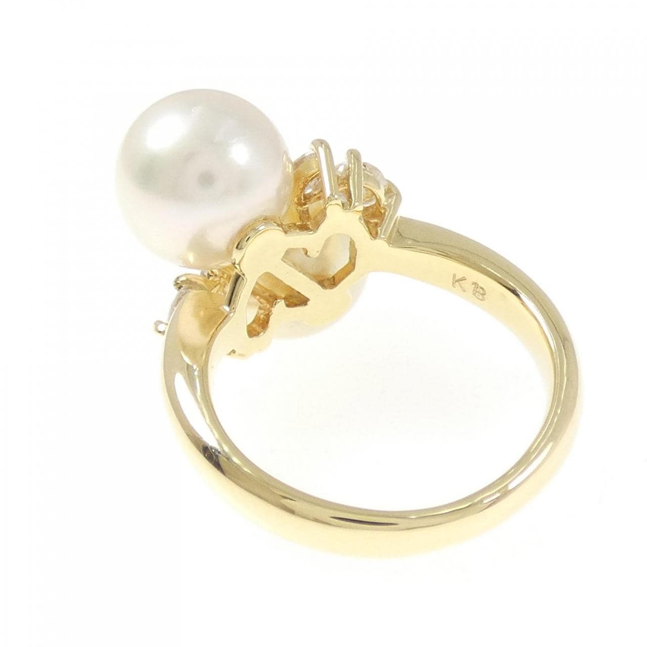 K18YG アコヤパール リング
