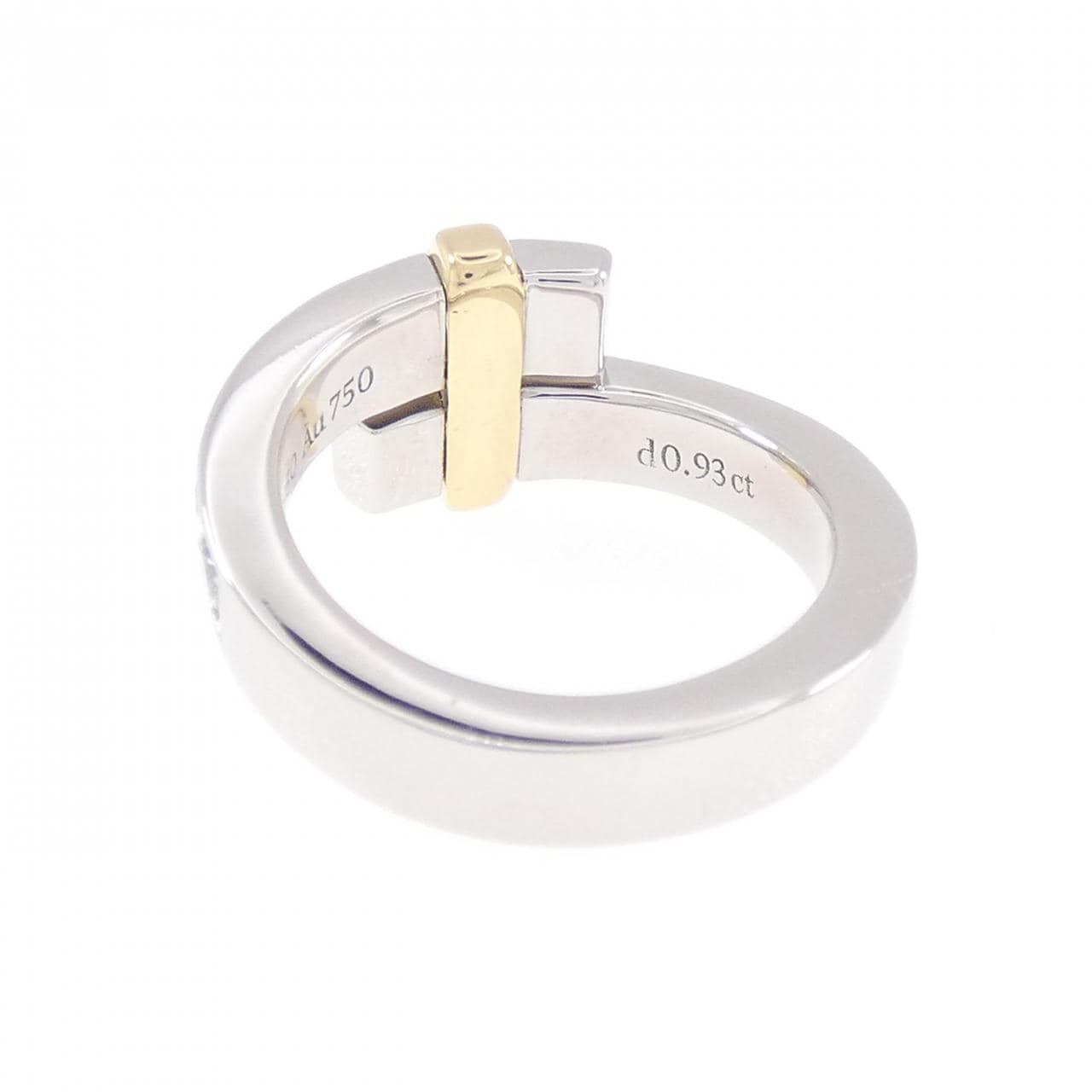 ティファニー バイパス ワイド リング 0.93CT