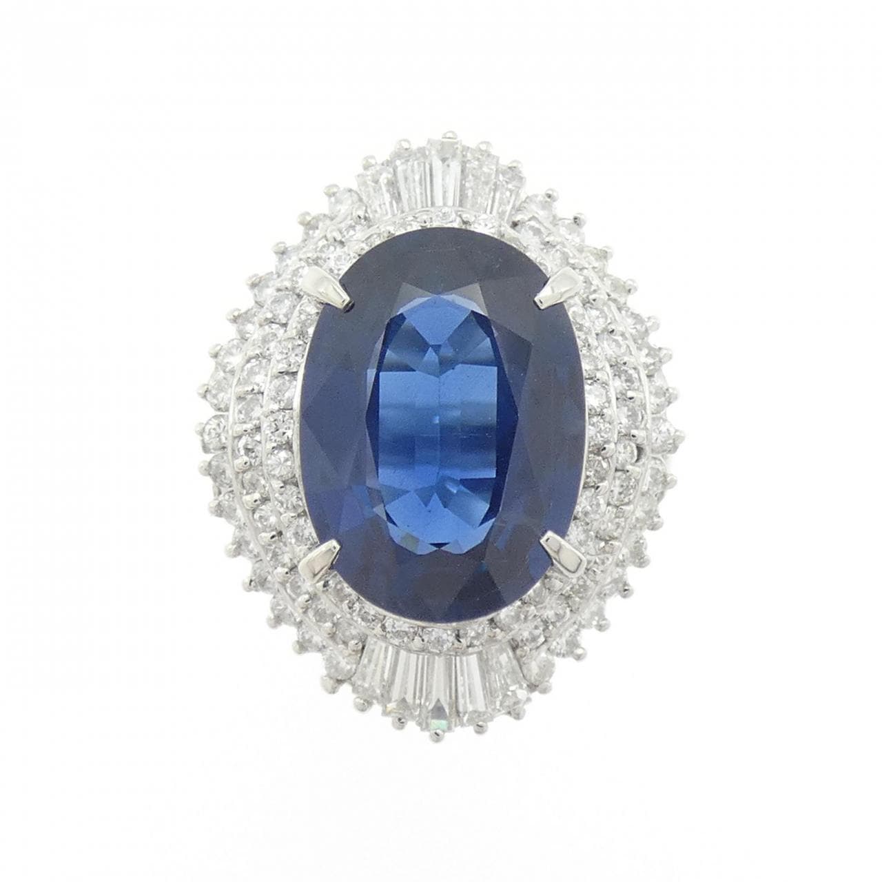PT900 サファイヤ リング 7.17CT