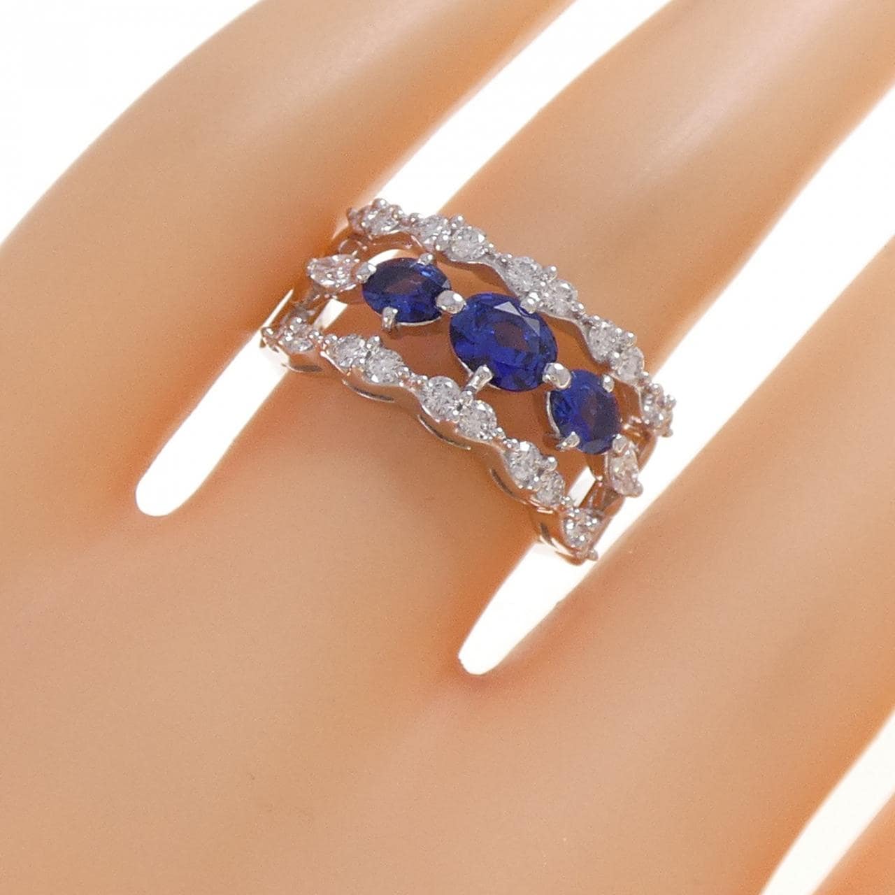 タサキ サファイヤ リング 0.96CT
