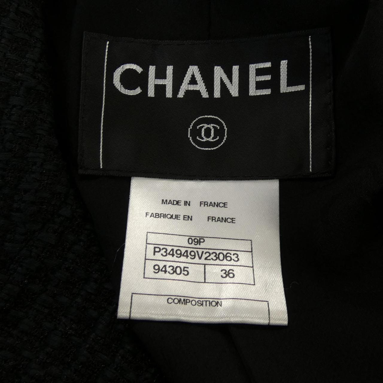 シャネル CHANEL P34949V23063 09P ジャケット