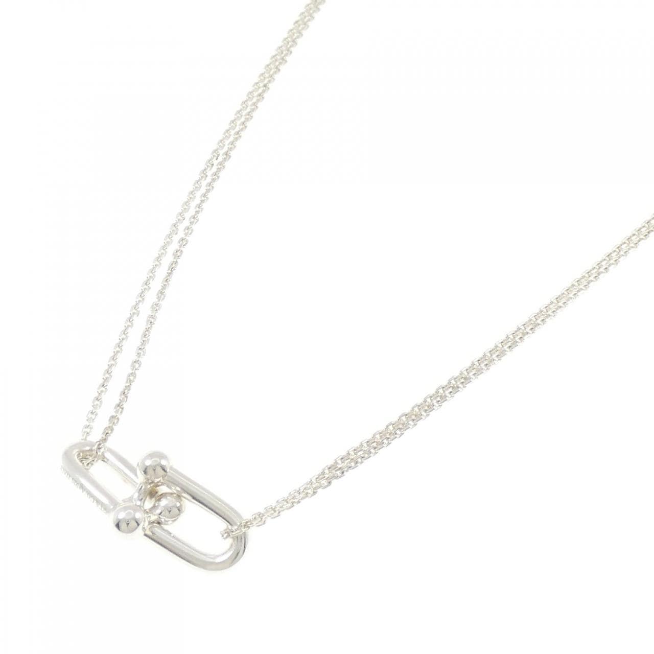 ティファニー ハードウェア ラージ ダブル リンク ネックレス