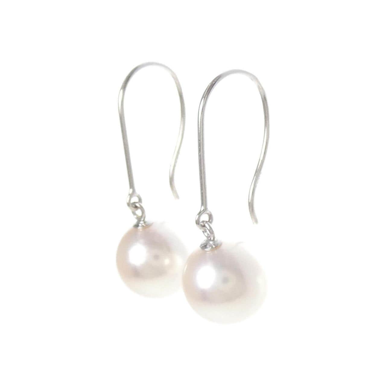 K18WG アコヤパール ピアス 8.1mm